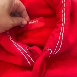 パーカー・フーディ Supreme Big Stitch Hooded Sweatshirt FW 20 WEEK 9 Supreme Big Stitch Hooded Sweatshirt (FW20) - $158